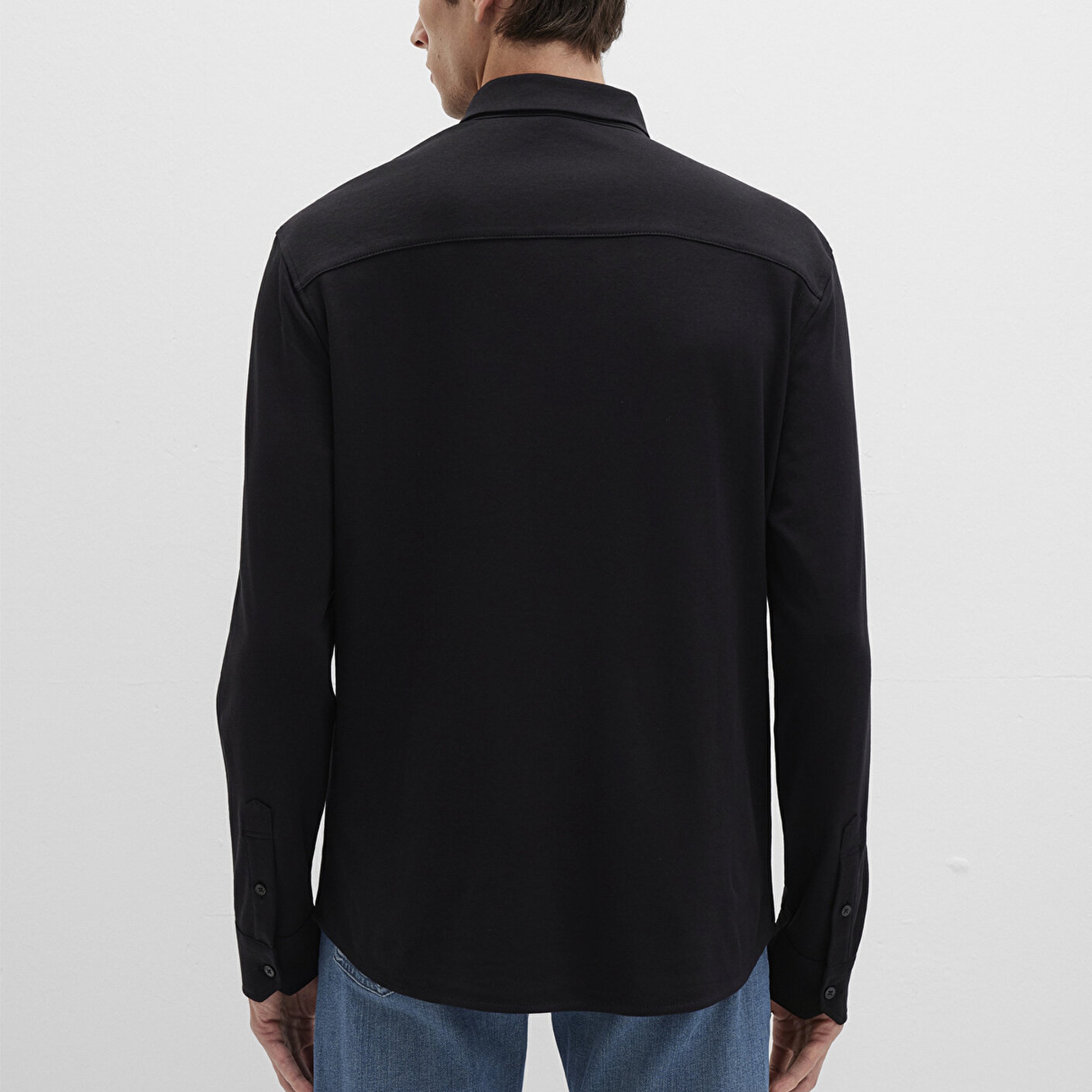 Mavi Siyah Gömlek Slim Fit / Dar Kesim 0211758-900