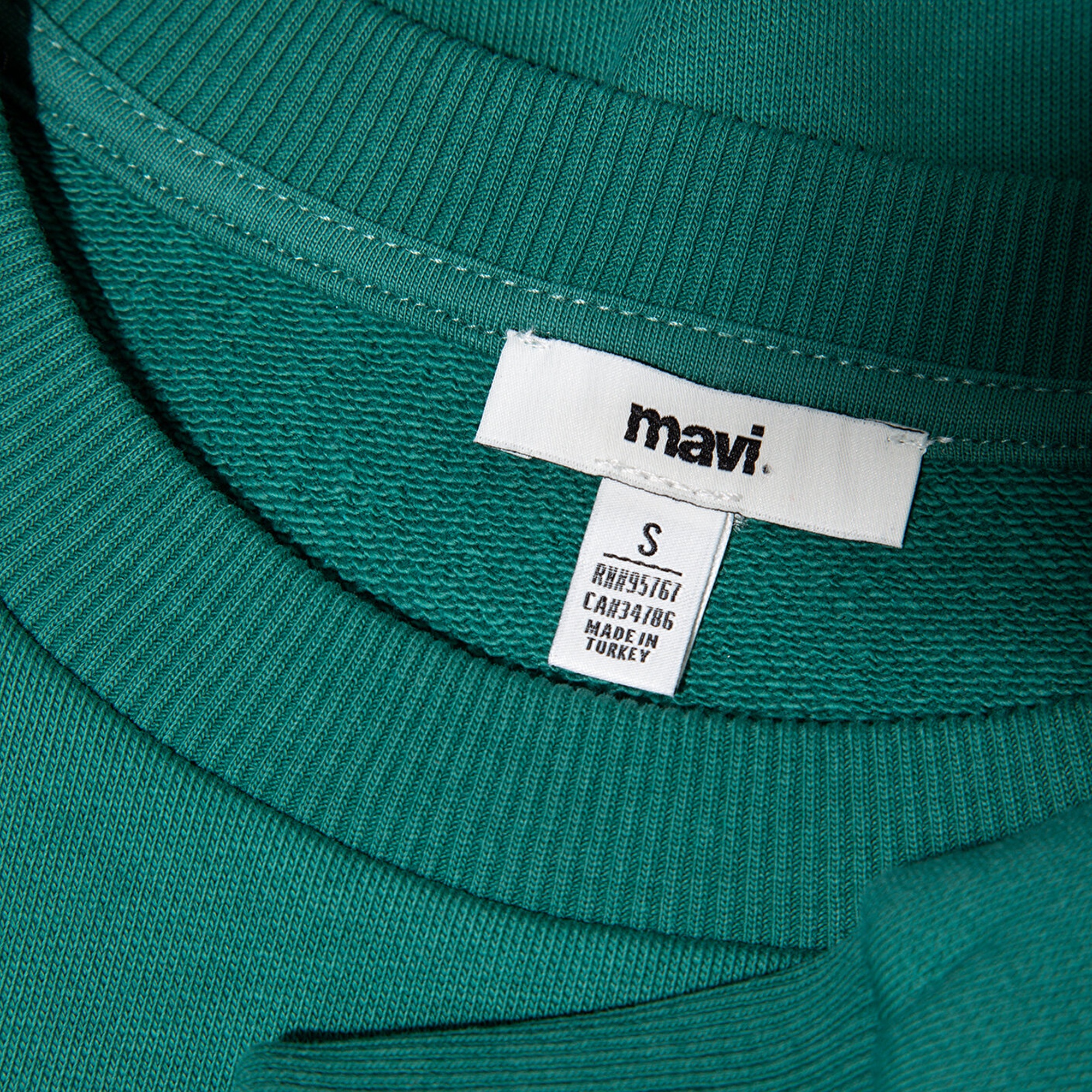 Mavi Mavi Logo Baskılı Yeşil Sweatshirt 1S10372-71918