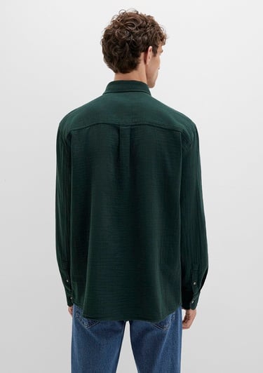  Mavi Yeşil Gömlek Regular Fit / Normal Kesim 0211518-85370