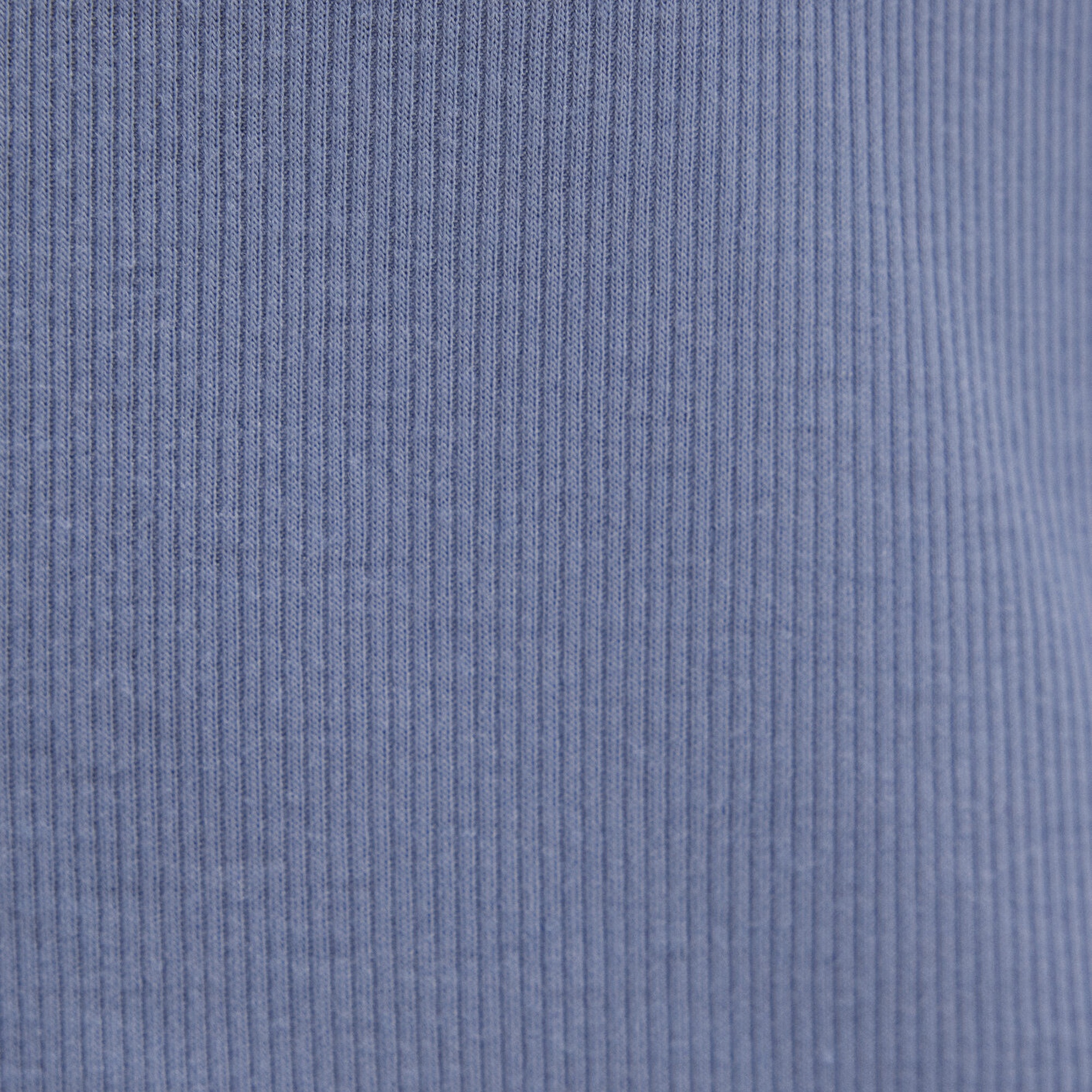 Mavi Düğme Detaylı Mavi Tişört Fitted / Vücuda Oturan Kesim 1613695-86802