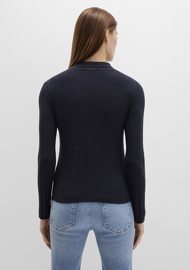  Mavi Lacivert Triko Polo 1710838-70489