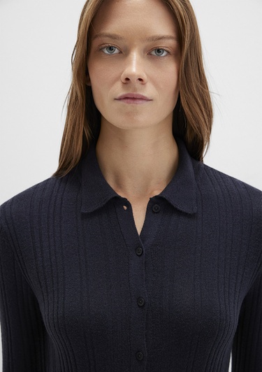  Mavi Lacivert Triko Polo 1710838-70489