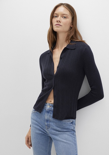  Mavi Lacivert Triko Polo 1710838-70489