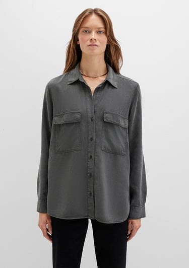  Mavi Lux Touch Antrasit Modal Gömlek Regular Fit / Normal Kesim 1210951-70088