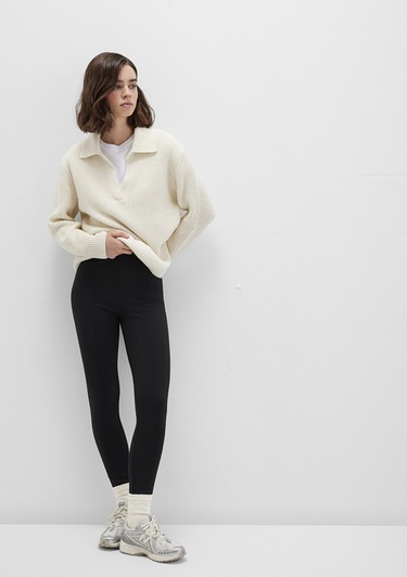  Mavi Siyah Tayt 1011098-900