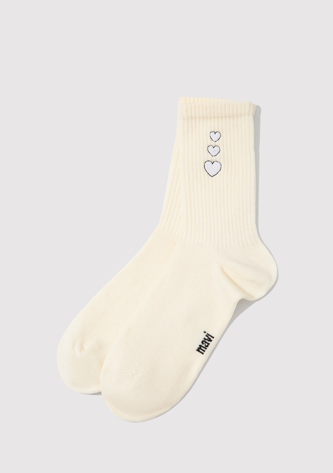  Mavi Ekru Soket Çorap 1913542-70048