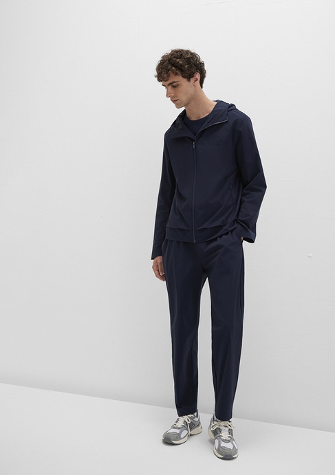  Mavi Lacivert Spandex Spor Pantolon 0010504-86623