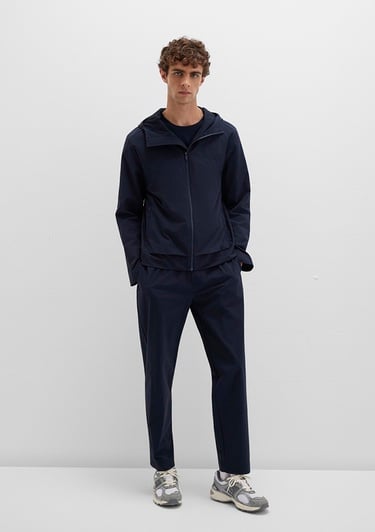  Mavi Lacivert Spandex Spor Pantolon 0010504-86623