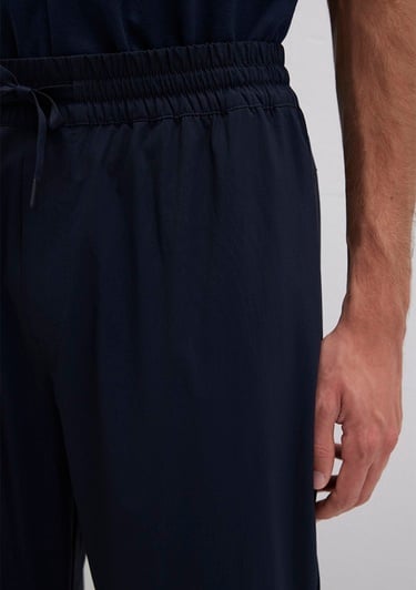  Mavi Lacivert Spandex Spor Pantolon 0010504-86623