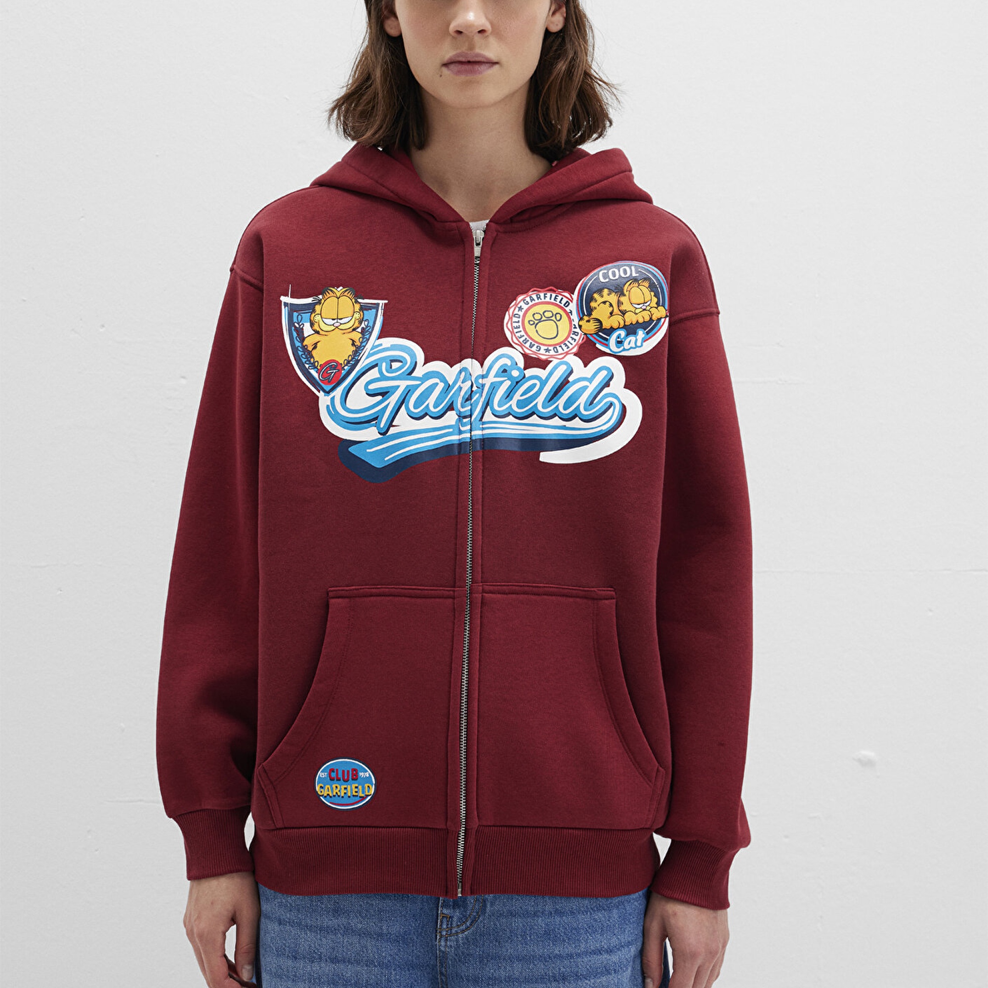 Mavi Kırmızı Sweatshirt 1S10469-85493