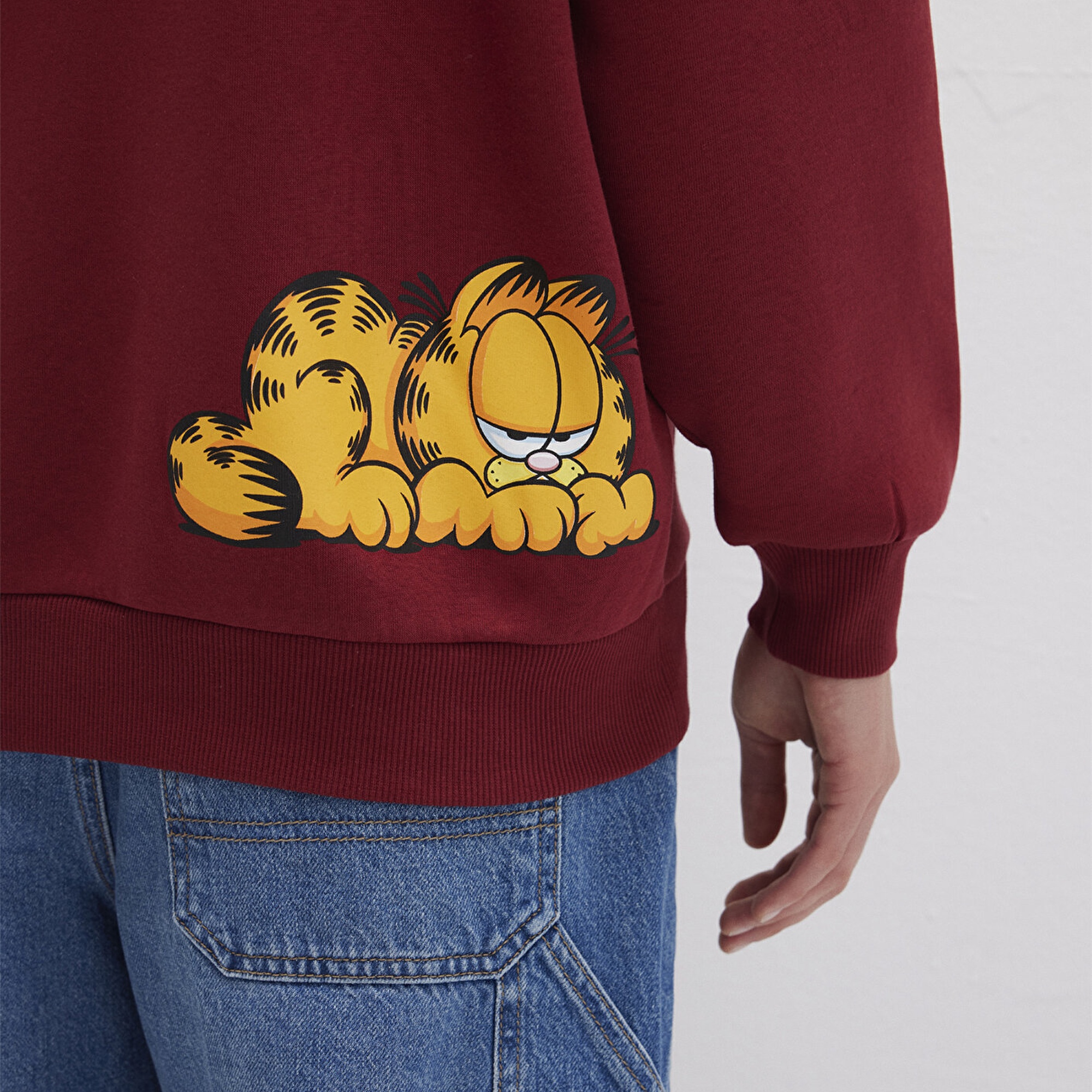 Mavi Kırmızı Sweatshirt 1S10469-85493