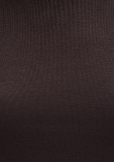  Mavi Uzun Kollu Kahverengi Basic Tişört Fitted / Vücuda Oturan Kesim 1613619-70240