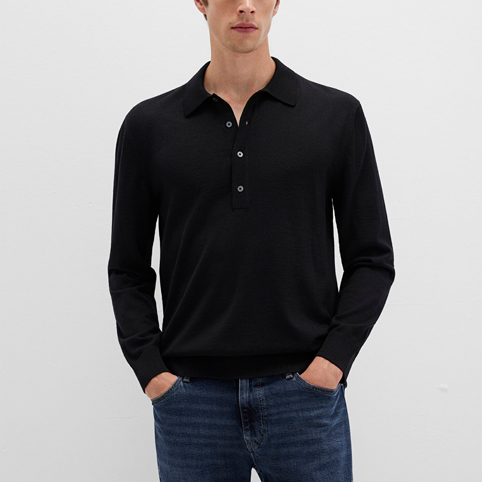 Mavi Siyah Kazak Regular Fit / Normal Kesim 0710382-900