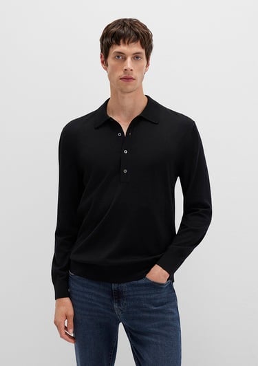  Mavi Siyah Kazak Regular Fit / Normal Kesim 0710382-900