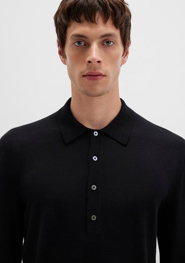  Mavi Siyah Kazak Regular Fit / Normal Kesim 0710382-900