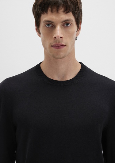  Mavi Siyah Kazak Regular Fit / Normal Kesim 0710384-900