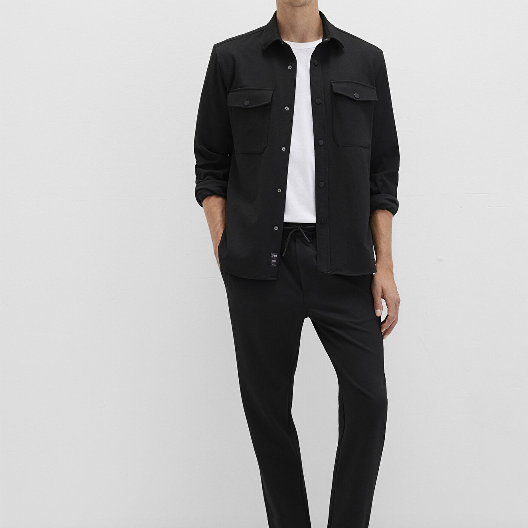 Mavi Siyah Gömlek Regular Fit / Normal Kesim 0211729-900