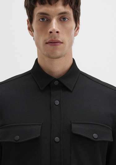  Mavi Siyah Gömlek Regular Fit / Normal Kesim 0211729-900