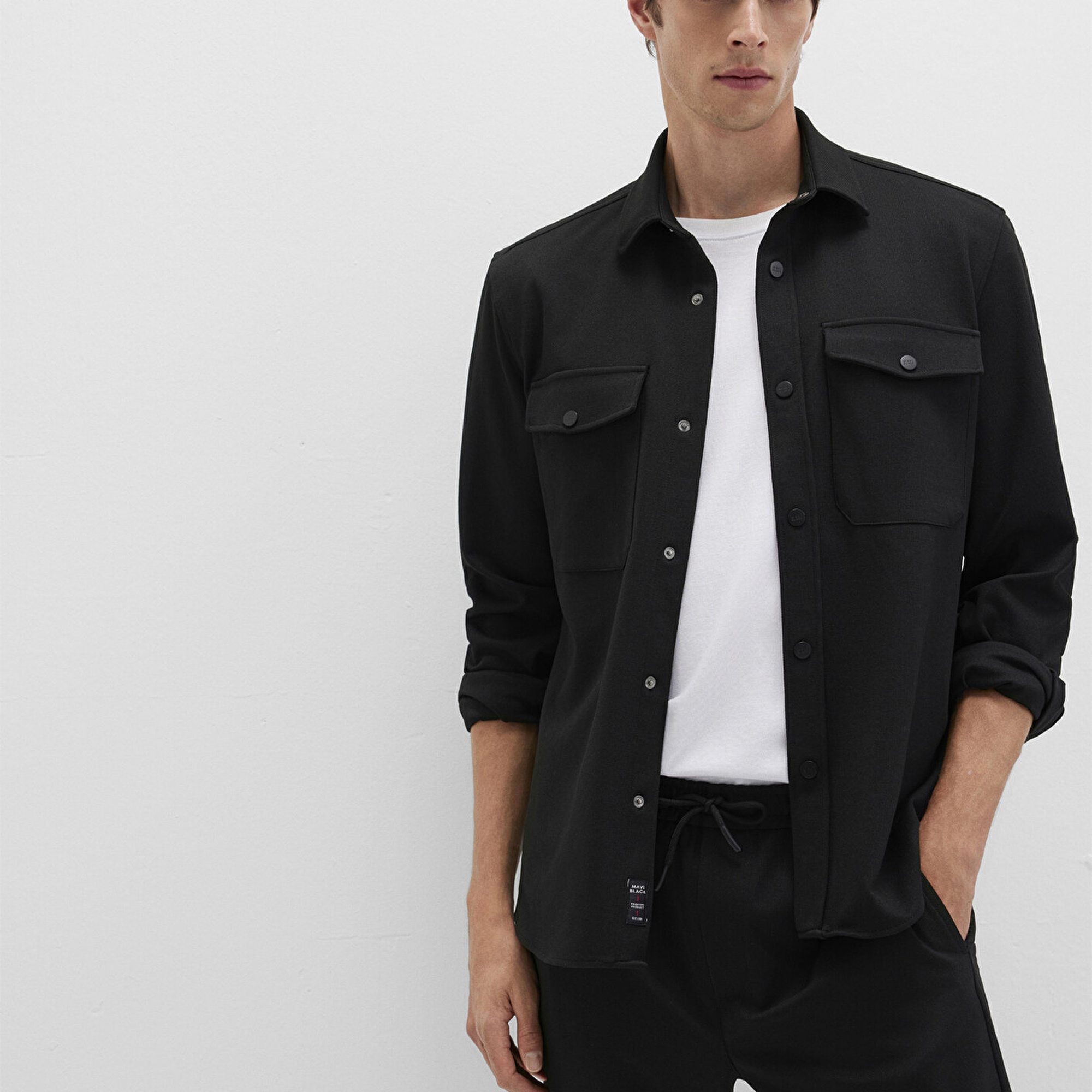 Mavi Siyah Gömlek Regular Fit / Normal Kesim 0211729-900