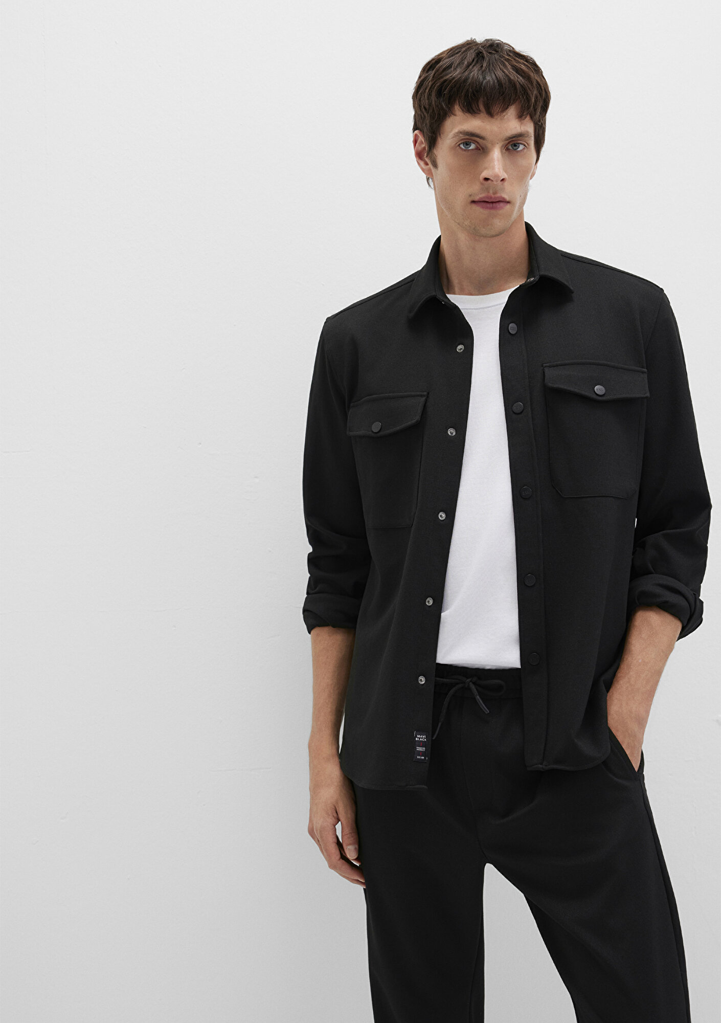  Mavi Siyah Gömlek Regular Fit / Normal Kesim 0211729-900