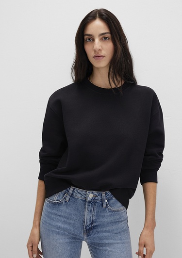  Mavi Bisiklet Yaka siyah Sweatshirt 1S10390-900