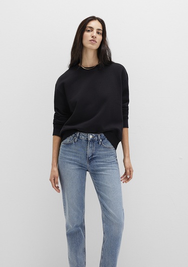  Mavi Bisiklet Yaka siyah Sweatshirt 1S10390-900