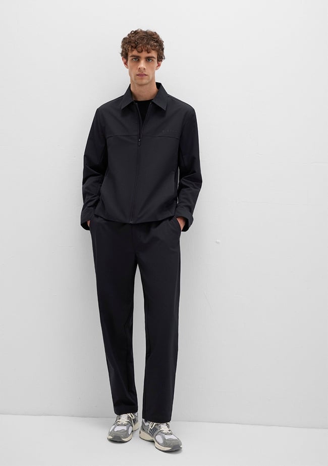  Mavi Siyah Spandex Spor Pantolon 0010503-71379