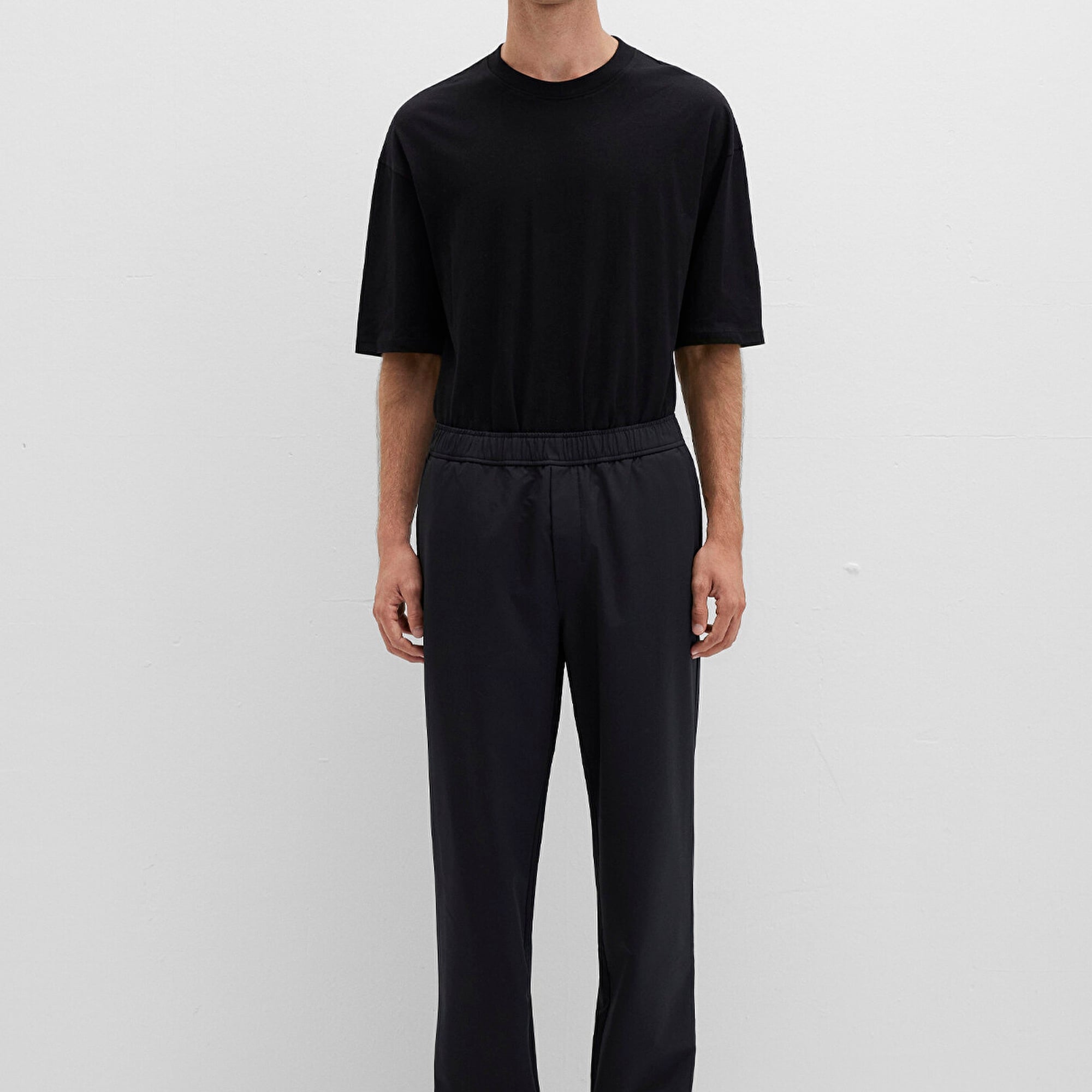 Mavi Siyah Spandex Spor Pantolon 0010503-71379