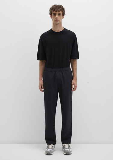  Mavi Siyah Spandex Spor Pantolon 0010503-71379