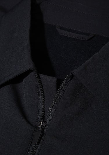  Mavi Siyah Spandex Spor Ceket Regular Fit / Normal Kesim 0110726-71379