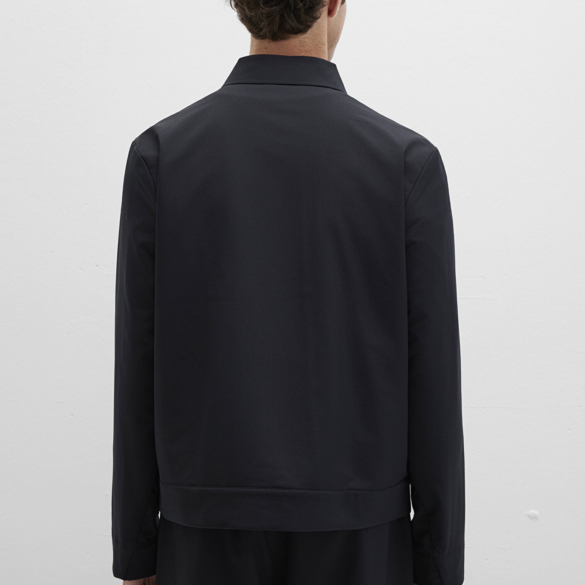 Mavi Siyah Spandex Spor Ceket Regular Fit / Normal Kesim 0110726-71379