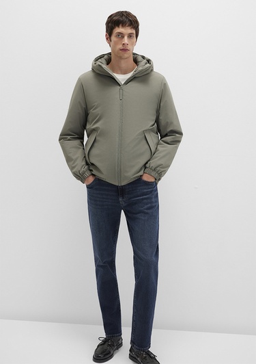  Mavi Yeşil Ceket Loose Fit / Bol Rahat Kesim 0110617-85485