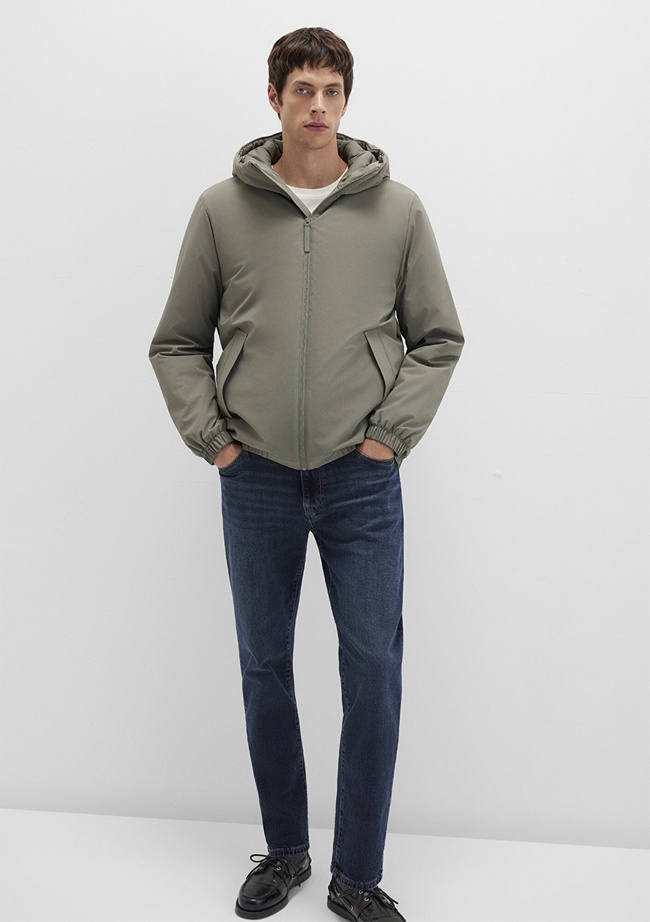  Mavi Yeşil Ceket Loose Fit / Bol Rahat Kesim 0110617-85485