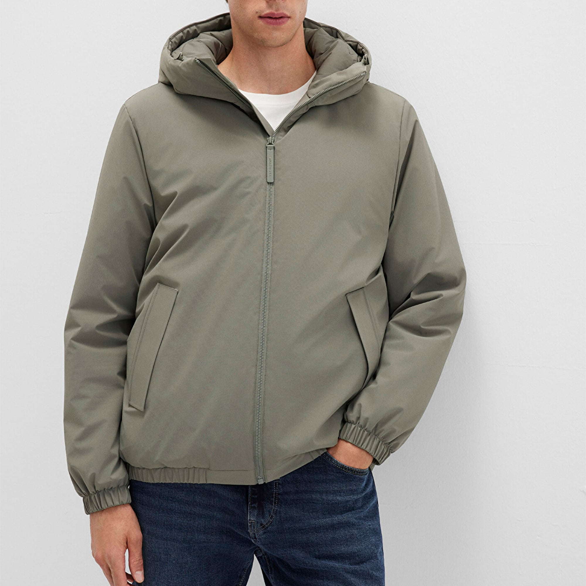 Mavi Yeşil Ceket Loose Fit / Bol Rahat Kesim 0110617-85485