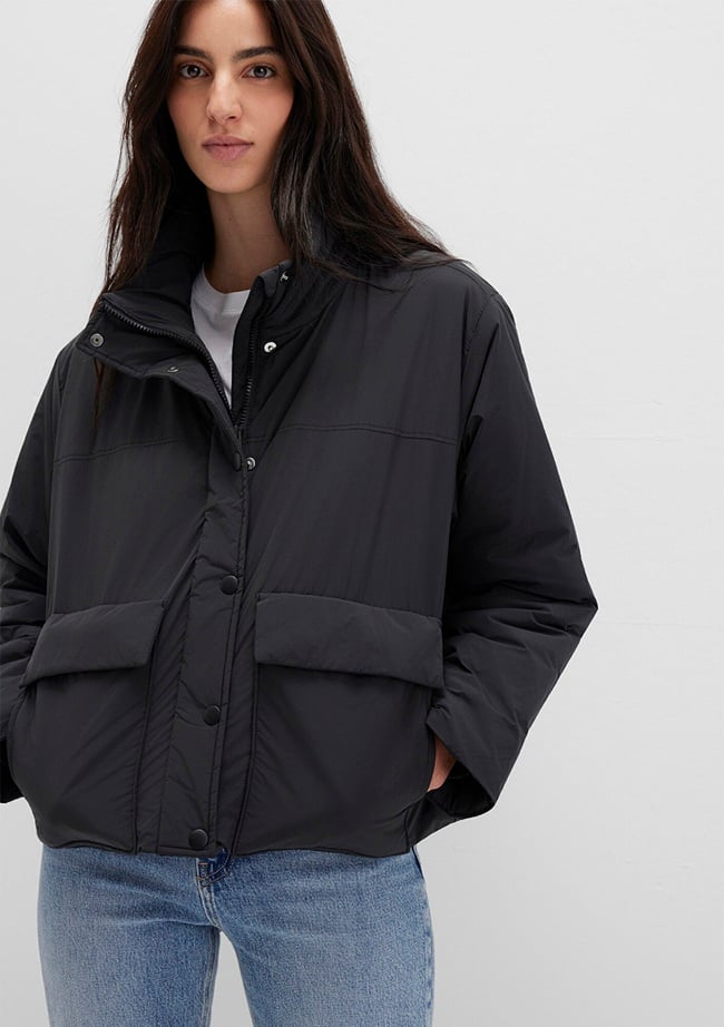  Mavi Siyah Ceket Loose Fit / Bol Rahat Kesim 1110618-900