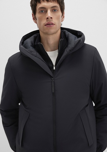  Mavi Siyah Ceket Loose Fit / Bol Rahat Kesim 0110617-71379