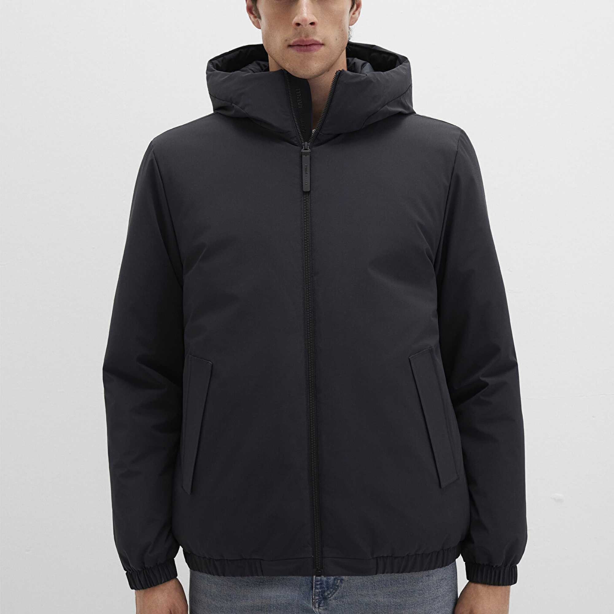 Mavi Siyah Ceket Loose Fit / Bol Rahat Kesim 0110617-71379