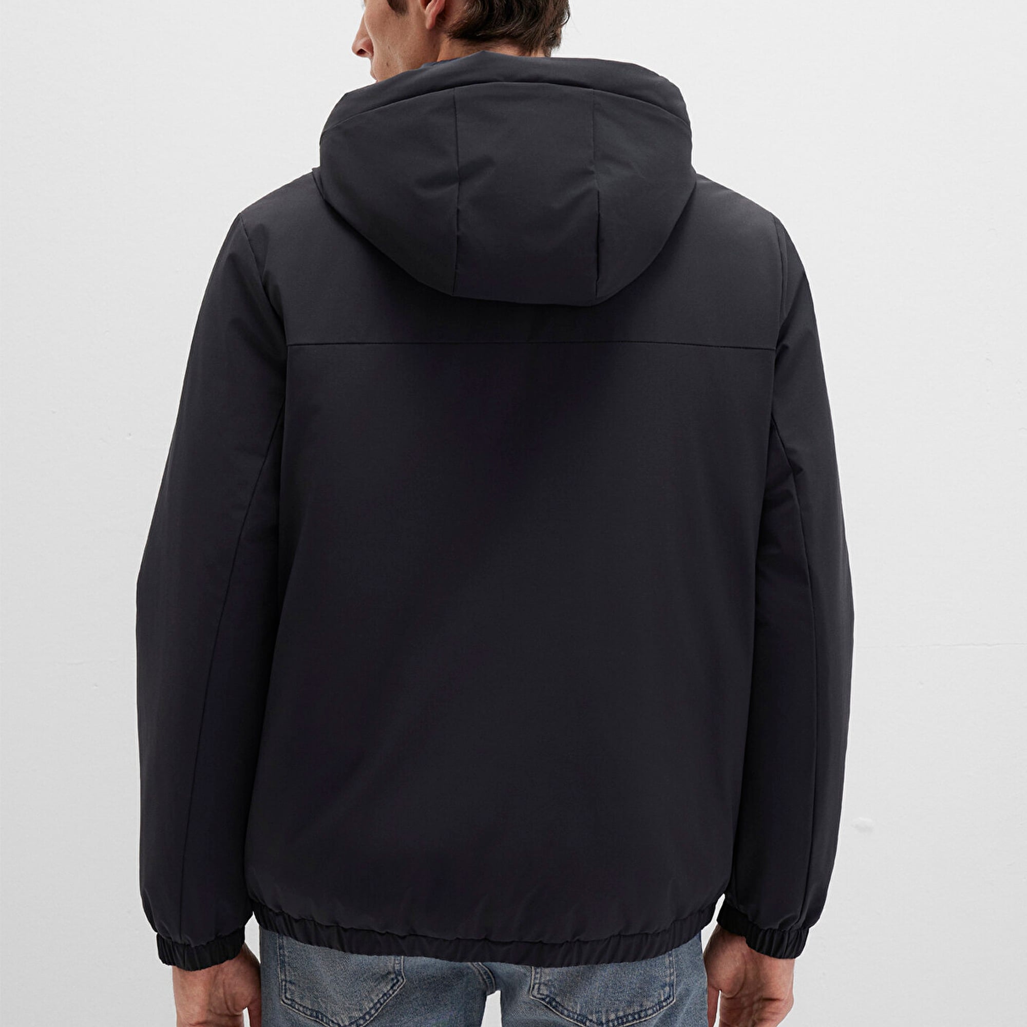 Mavi Siyah Ceket Loose Fit / Bol Rahat Kesim 0110617-71379