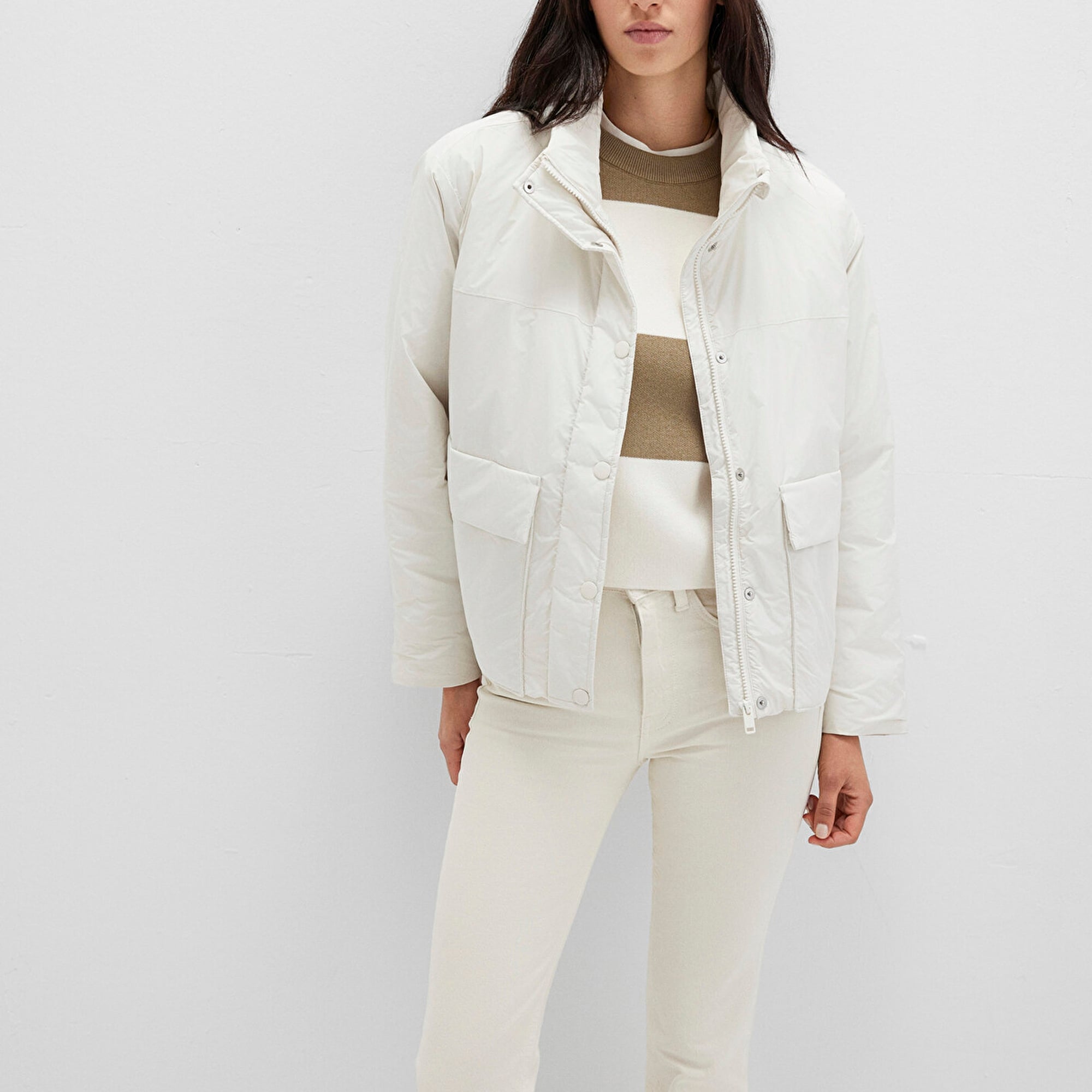 Mavi Yeşil Ceket Loose Fit / Bol Rahat Kesim 1110618-71609