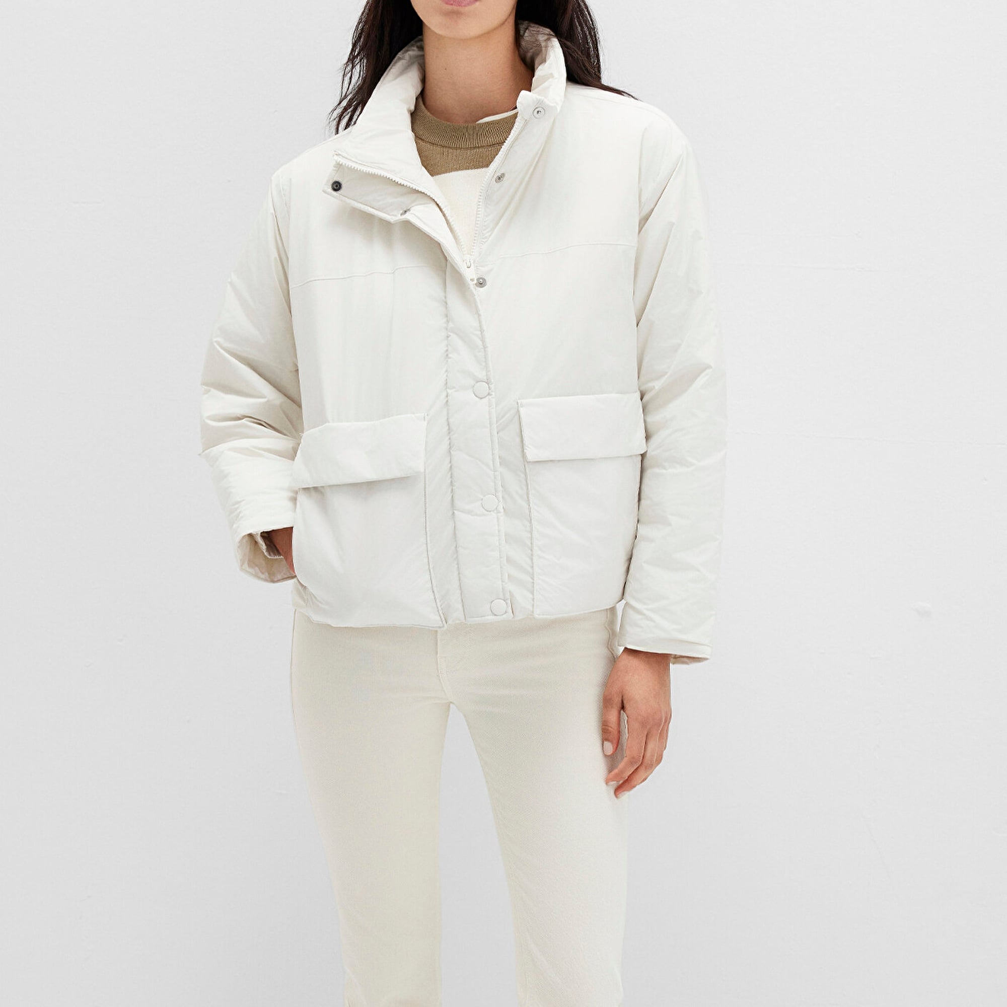 Mavi Yeşil Ceket Loose Fit / Bol Rahat Kesim 1110618-71609