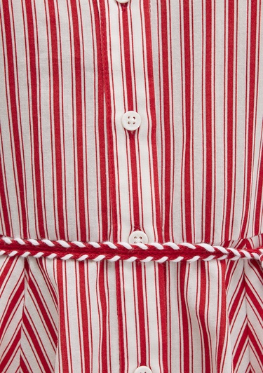  Mavi Kırmızı Mini Elbise 1310763-82656