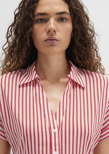  Mavi Kırmızı Mini Elbise 1310763-82656