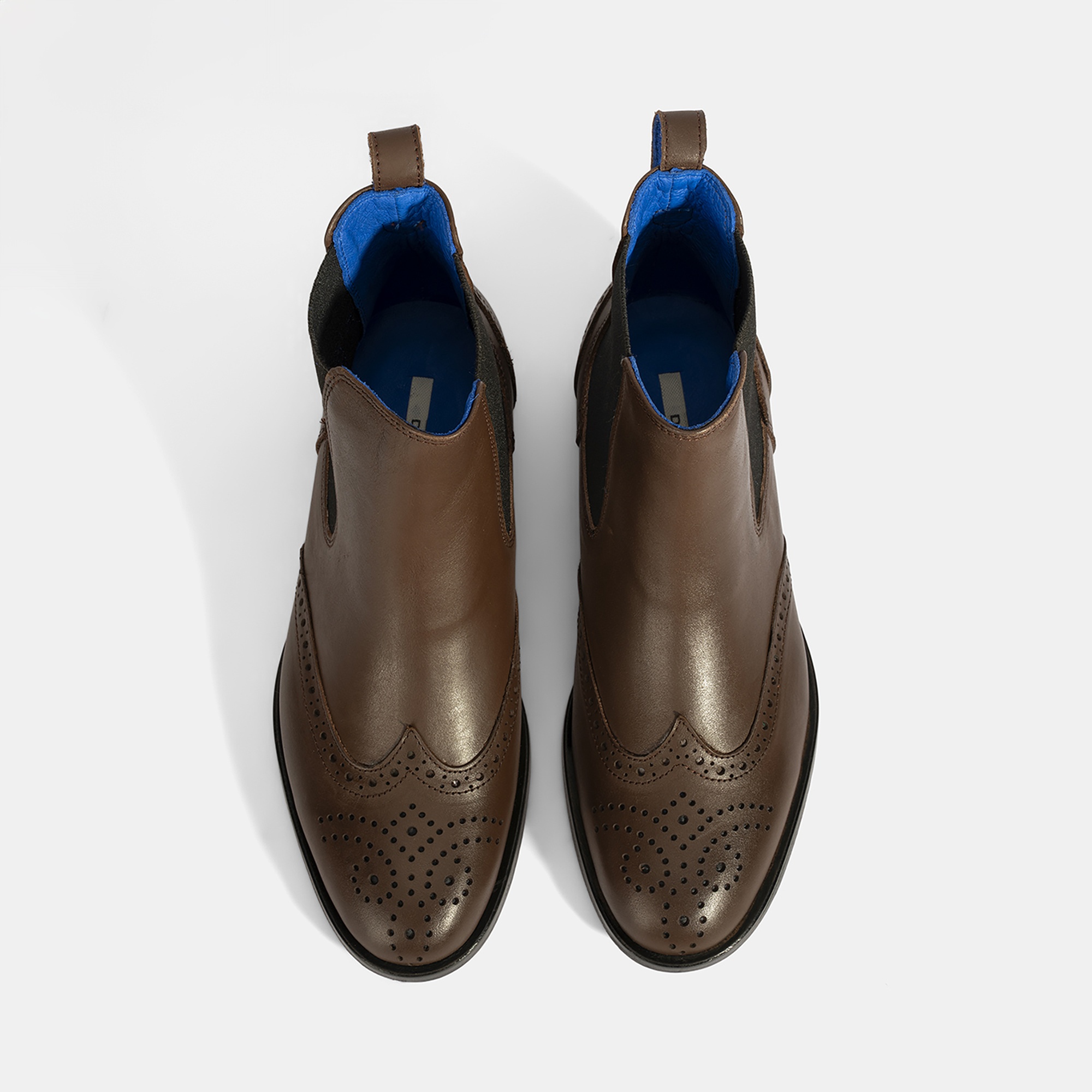 Kadın Mavi Astar Detaylı Kahve Chelsea Bot