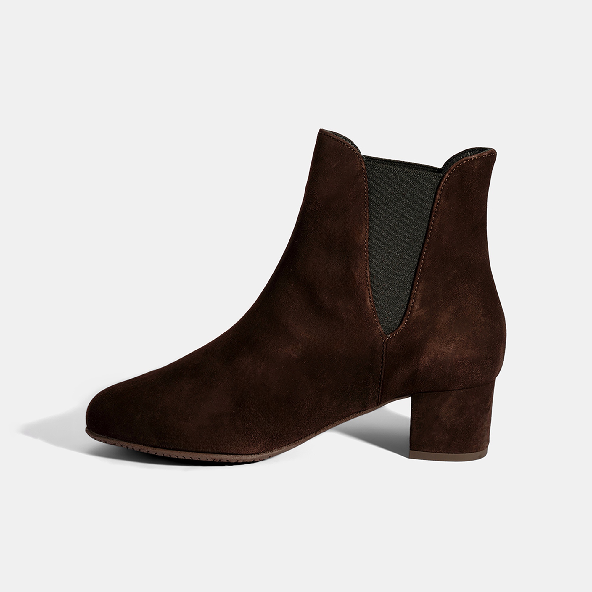 Kadın Kahve DesaComfort Lastikli Süet Chelsea Bot