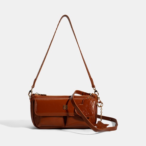  Kadın Taba Yıldız / Kalp Charm Aksesuarlı Omuz Çantası