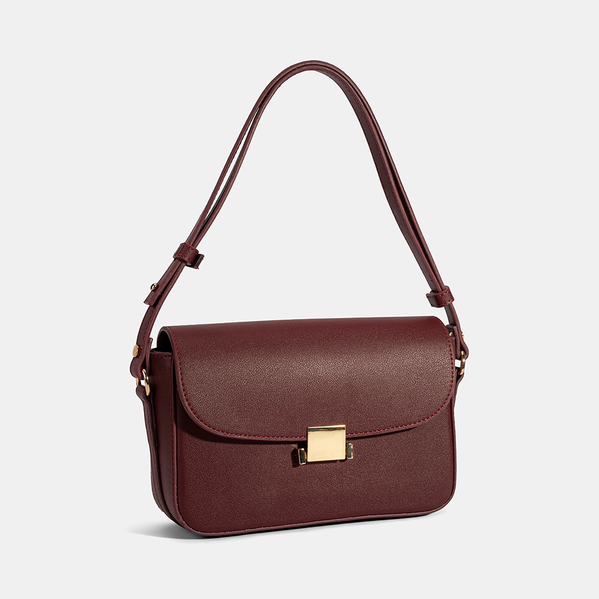 Kadın Bordo Omuz Çantası