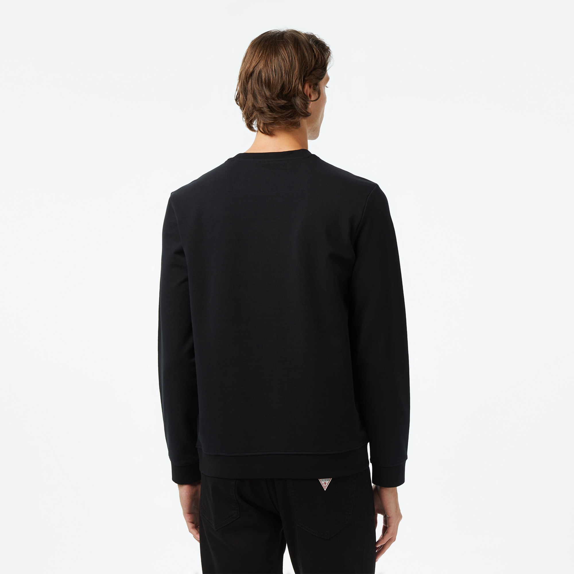 Guess Erkek Siyah Sweatshirt