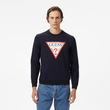  Guess Erkek Lacivert Sweatshirt