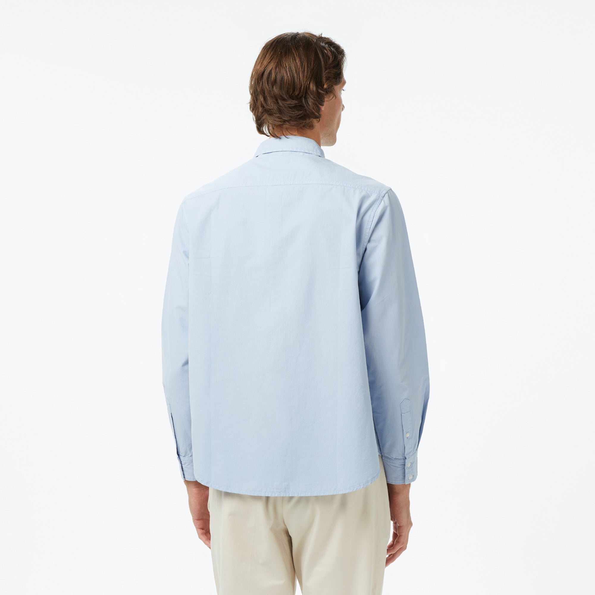 Guess Pockets Organic Cotton Poplin Erkek Mavi Gömlek