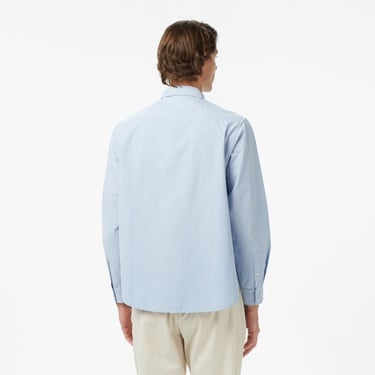  Guess Re Pockets Sh Organic Cotton Poplin 176 Erkek Mavi Gömlek